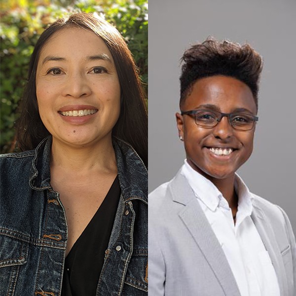 Janelle Wong and Jennifer St Sume photos